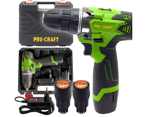 Шуруповерт Procraft PA12Li new