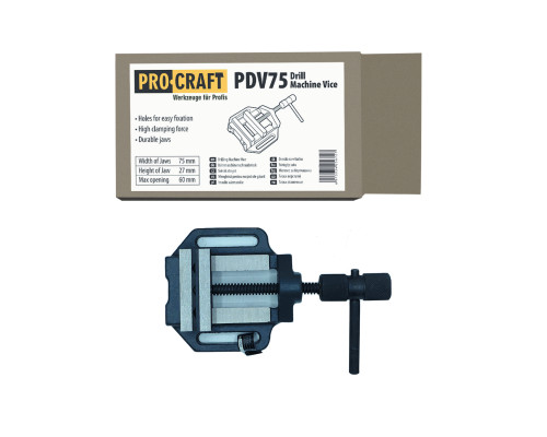 Лещата верстатні Procraft PDV75