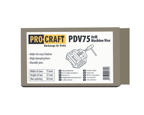 Лещата верстатні Procraft PDV75