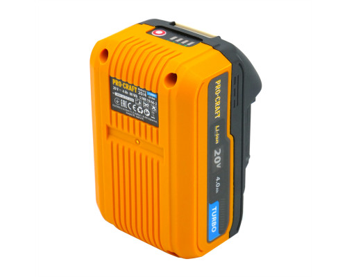 Акумуляторна батарея Procraft Battery20/4 Turbo (20В, 4Аг)
