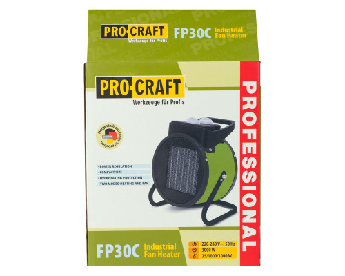 Тепловентилятор керамічний Procraft FP30C