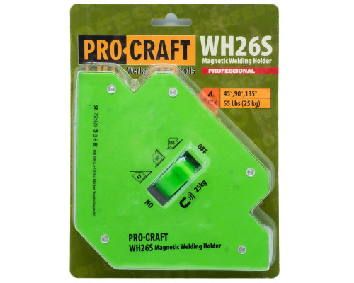 Магнітний кутник для зварювання Procraft WH26S