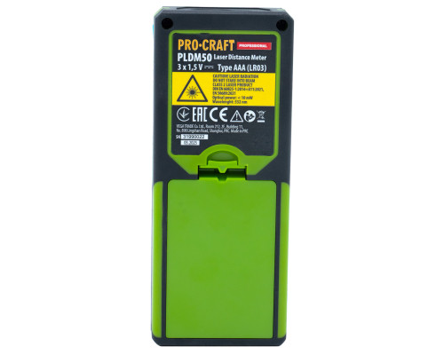 Лазерний далекомір Procraft PLDM50