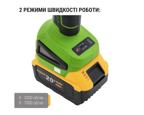 Безщіткова акумуляторна болгарка Procraft PWA216