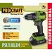Шуруповерт Procraft PA18LiH (з 1 акб і зп)