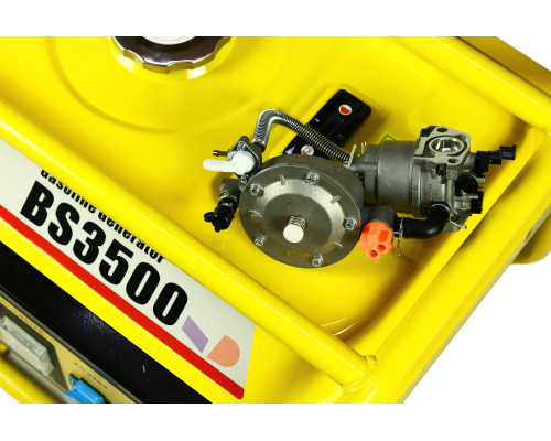 Генератор бензиновый LPG (газ бензин) 2.6-3.0 кВт BISON BS3500LPG