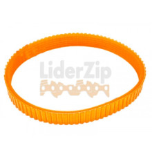 Силиконовый, ручейковый ремень, длина по внешнему диаметру 365, R-5