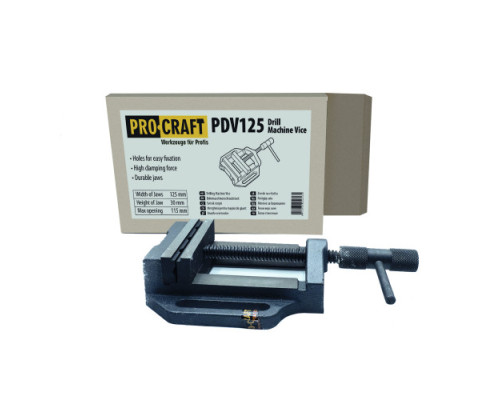 Тиски станочные Procraft  PDV125