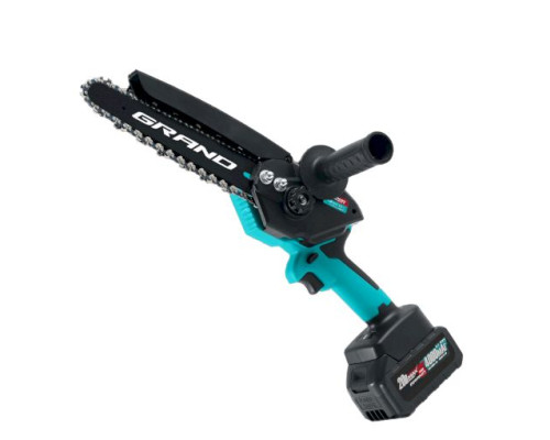 Аккумуляторная мини цепная пила GRAND АПЦ-20V/8"-4 PRO (BRUSHLESS)