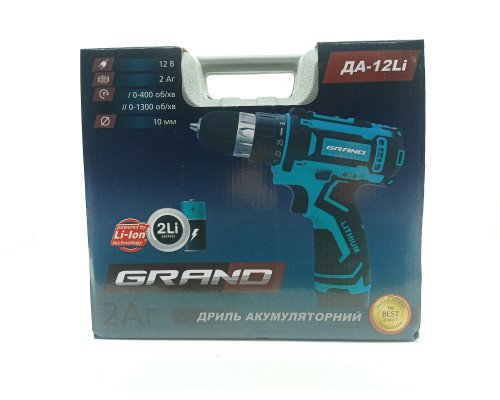 Акумуляторний шуруповерт GRAND ДА-12Li