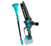 Акумуляторна пила ланцюгова Grand АПЦ-20V/M8"-4 з телескопічною штангою  (+ АКБ-20/4=2шт. + ЗП-20/2,4=1шт.)