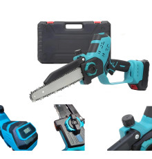 Аккумуляторная мини пила Alei 82t 21v 4Ah 2 шины/3 цепи 8"
