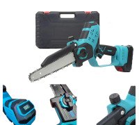 Аккумуляторная мини пила Alei 82t 21v 4Ah 2 шины/3 цепи 8"