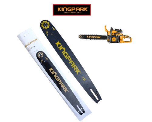 Шина для бензопил KINGPARK 18". 325" 1.5, 72 звеньев 6 заклепок