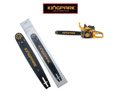 Шина для бензопил KINGPARK 15". 325" 1.5, 64 звеньев на 6 заклепок