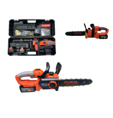 Акумуляторна Безщіткова пилка Haina HM6825-21в/12" и 3 цепи