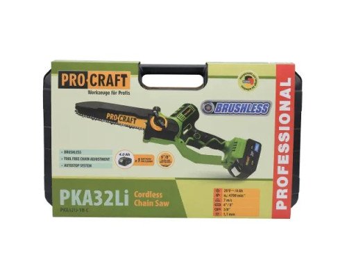 Аккумуляторная мини пила Procraft PKA32Li (С 1 акб)
