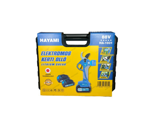 Акумуляторний секатор HAYAMI HA-1031 зріз  до 35мм