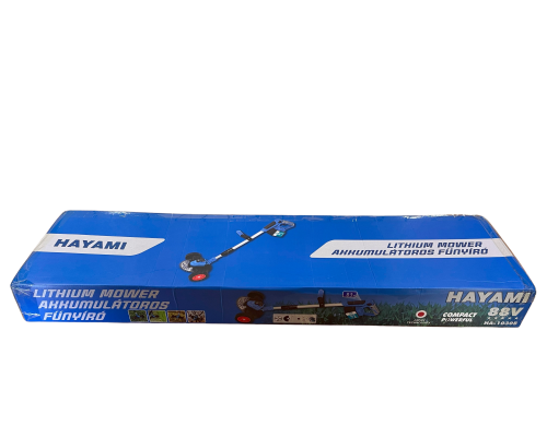 Аккумуляторный бесщёточный триммер с колёсами и дисплеем HAYAMI HA-1030B