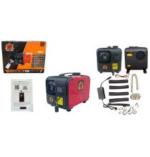 Автономный дизельный обогреватель BULLTEK BT002E 12 кВт (12V/24V/220V) с Bluetooth и 4 соплами
