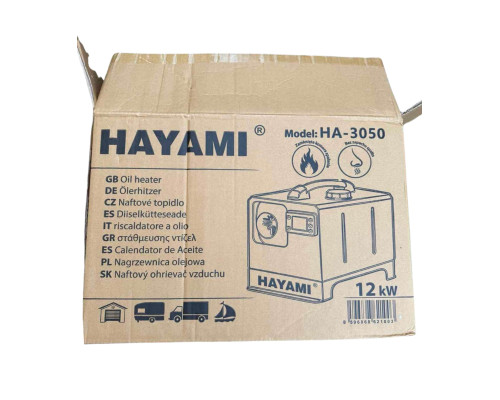Автономный дизельный обогреватель HAYAMI HA-3050 12 кВт (12V / 24V / 220V)