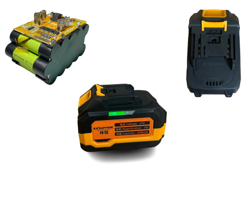Аккумулятор высокотоковый KingPark C10 (21V / 6.0Ah) под посадку Makita