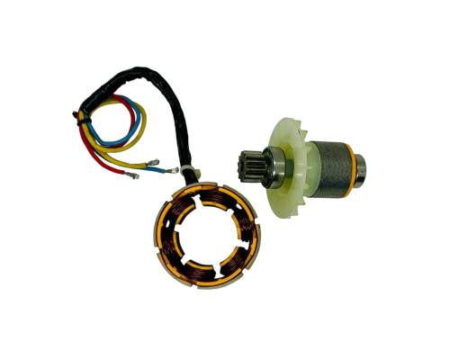 Двигатель в сборе для аккумуляторных безщоточных тримером RZTK GB 20V, Procraft PTA25BL, FLINKE FK-AKK-5060, HAYAMI HA-1030B/HA-1066