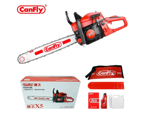 Бензопила ланцюгова CanFly X5 (58 см³, 2.6 кВт)