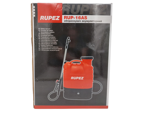 Аккумуляторный опрыскиватель 16л RUPEZ rup-16as