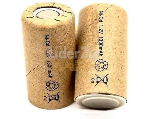 Банку елемент акумулятора NI-CD 1.2 V 1300 mA / h 22х42
