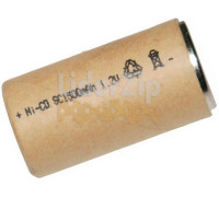 Банку елемент акумулятора NI-CD 1.2 V 1500 mA / h 22х42