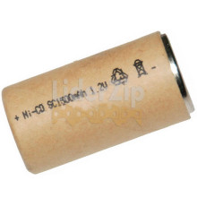 Банку елемент акумулятора NI-CD 1.2 V 1500 mA / h 22х42