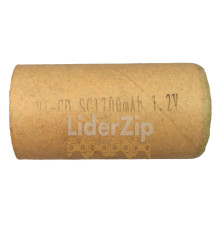 Банка элемент аккумулятора NI-CD 1.2 V 1700 mA/h 22х42