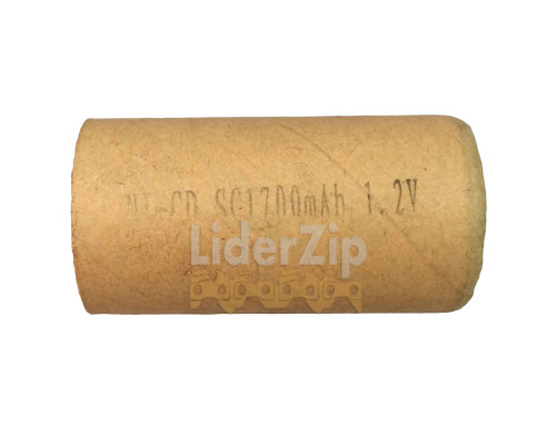 Банку елемент акумулятора NI-CD 1.2 V 1700 mA / h 22х42