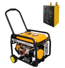 Бензиновый генератор с Stager fd 3600e+АТS 3.3 кВт 6.5 Л.С.