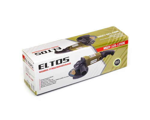 Болгарка Eltos МШУ 125-1250Е с регулировкой оборотов