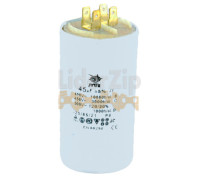 Конденсатор CBB60 45uF 450V клеми