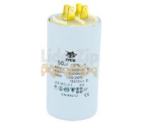 Конденсатор CBB60 50uF 450V клеми