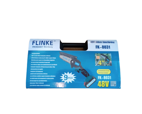 Міні пила акумуляторна Flinke 48v 2-шина, 3-ланцюг, 2-АКБ