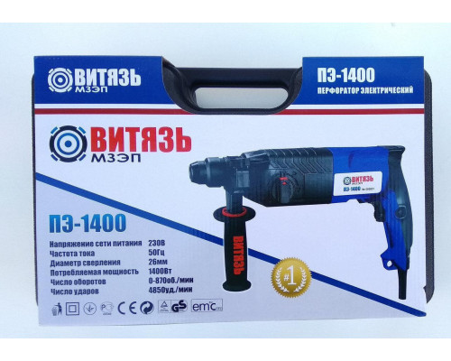 Перфоратор Витязь ПЭ-1400