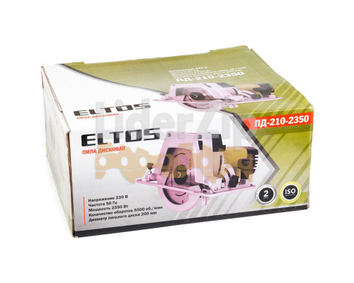 Пила дисковая Eltos ПД-210-2350