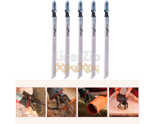 Пилки для електролобзика ZHIWEI T301CD (1 уп. 5 шт.)