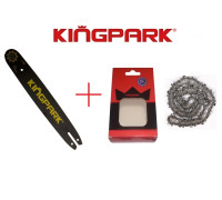 Шина з ланцюгом KingPark 50 ланок Супер Зуб