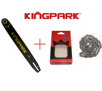 Шина с цепью KingPark 56 звеньев Супер зуб