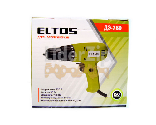 Шуруповерт сетевой Eltos ДЭ-780