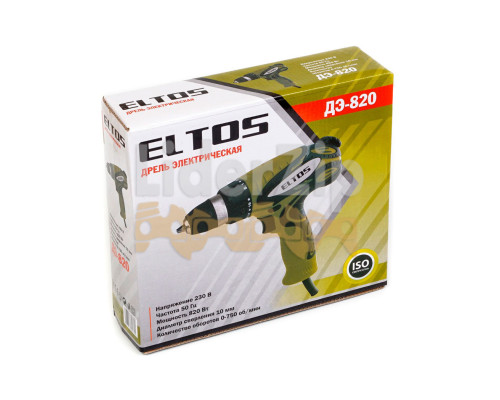 Шуруповерт сетевой Eltos ДЭ-820