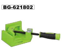 Тиски станочные угловые Beking BG-6218 (проризенная ручка)