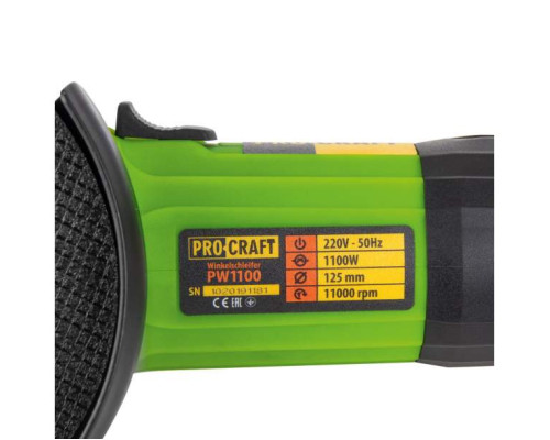 Кутошліфувальна машина Procraft PW1100 125 мм