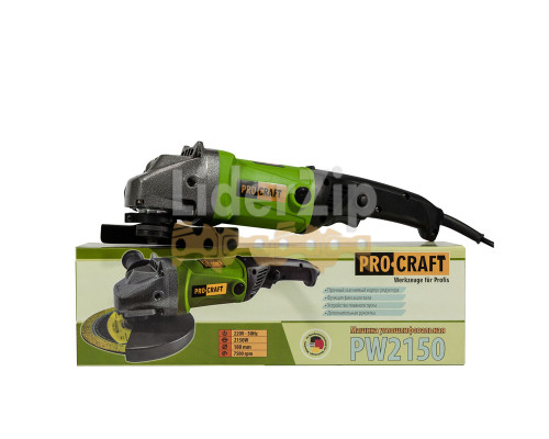 Углошлифовальная машина Procraft PW2150 180 мм