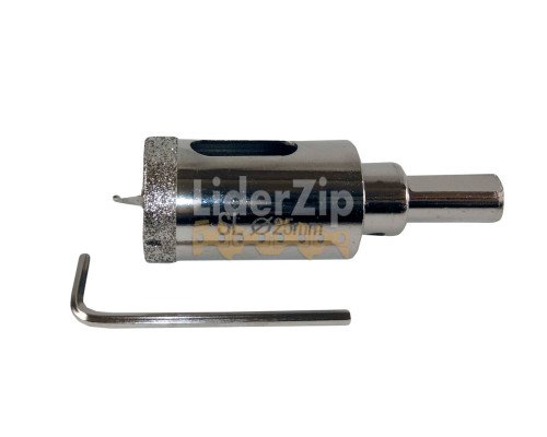 Алмазная коронка по плитке с направляющей (перьевая) 25 мм SHILI TOOLS FGN025Р